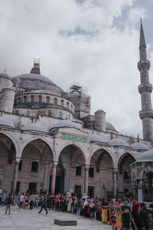 ISTANBUL TURKEY - August 2019: Blue Mosque, Explore Turkey, Visit Istanbul conceptのeditorial素材