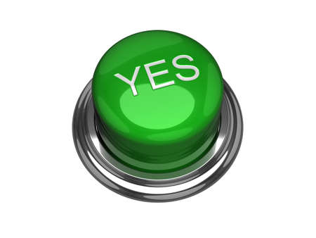 Yes buttonの写真素材