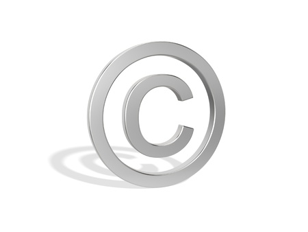 Copyright symbolの写真素材