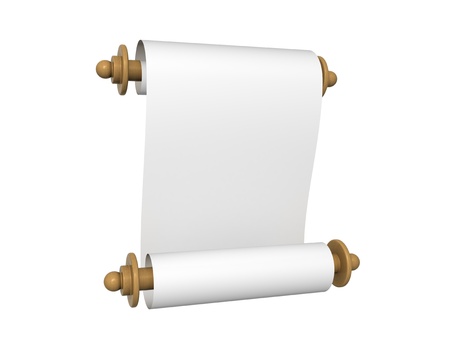 Paper scrollの写真素材