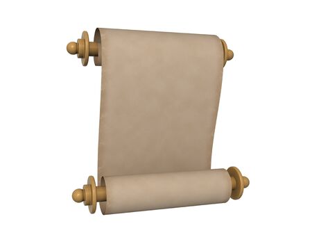 Paper scrollの写真素材