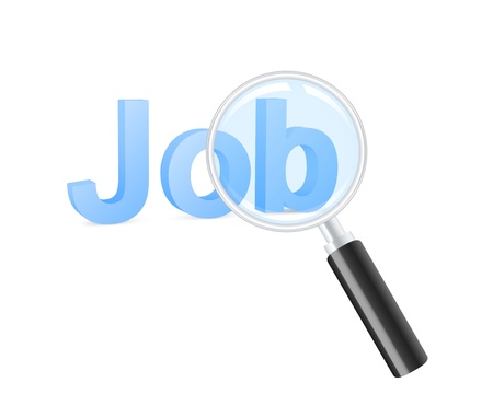 Looking for job. 
のイラスト素材