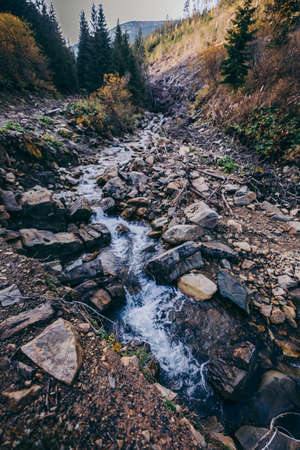 A rocky path a mountain a mountain
