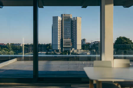 A view of a buildingの写真素材