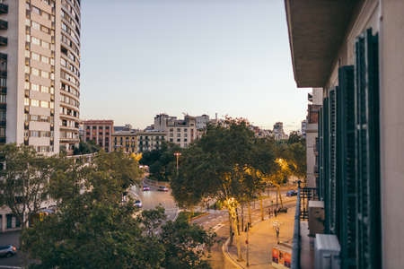 A view of a city street