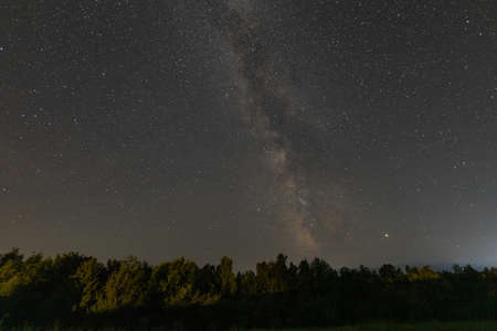 A sign in the skyの写真素材