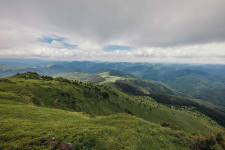 A sign on the side of a mountainの写真素材