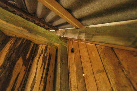 A wooden cutting board a travelの写真素材