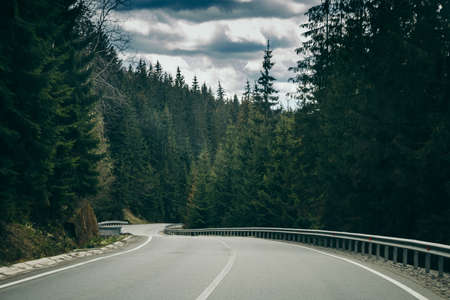 A sign on the side of a roadの写真素材