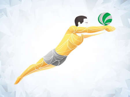 international volleyball, volleyball live, play volleyball, women volleyball, volleyball playerのイラスト素材