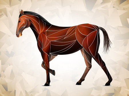 Equestrian sport, rider on a horse stick figure. Equestrian sportのイラスト素材