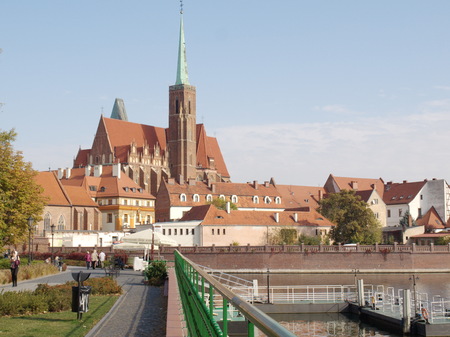 Cathedral of St. John the Baptist in Wroc?aw.のeditorial素材