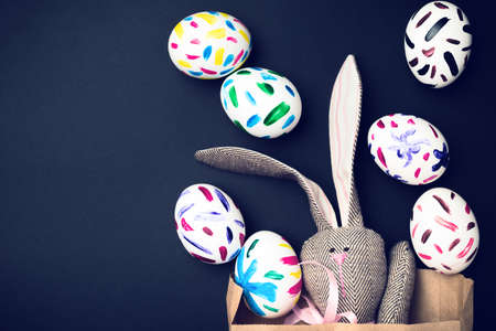 Easter bunny in a packet