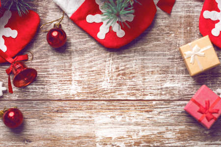 Christmas background 2018の写真素材