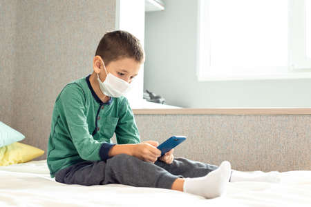Stay at home quarantine coronavirus pandemic prevention.の写真素材