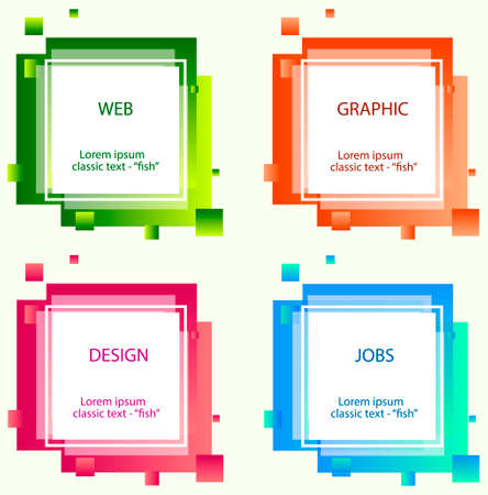 icons for web page design.のイラスト素材