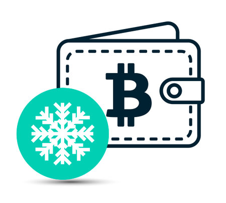 Bitcoin Wallet, exchange, Crypto wallet, hot wallet, cold walletのイラスト素材