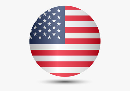 National flag of the USA, flag of the USA, sign of the USA. Flag of the USA with gradient.のイラスト素材