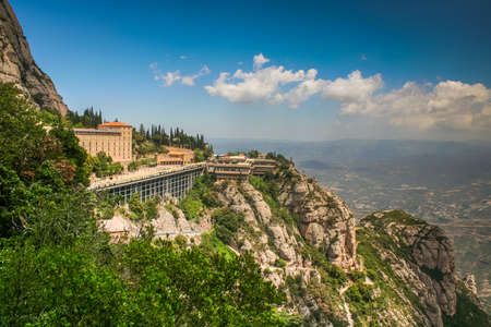 The Benedictine monastery of Montserrat in Catalonia Spain. May 2005の写真素材