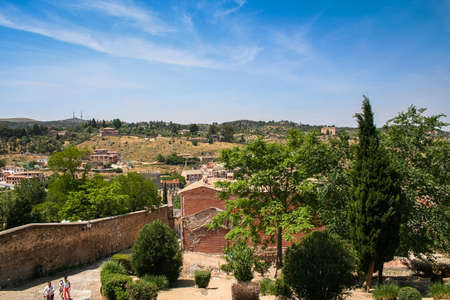 The old part of Toledo city in Central Spain, capital of province of Toledo and the Autonomous community of Castile â La Mancha. May 2006のeditorial素材