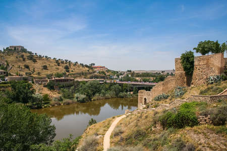 The old part of Toledo city in Central Spain, capital of province of Toledo and the Autonomous community of Castile - La Mancha. May 2006の写真素材