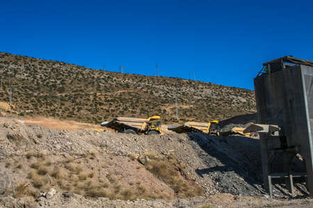 The village of Santa Barbara in Castellon (Valencia). The village of coal mining. Spain. November 2007のeditorial素材