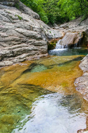 The Grand Canyon near the village Sokolyniy the Bakhchsarai area. Crimea, Ukraine. May 2008のeditorial素材