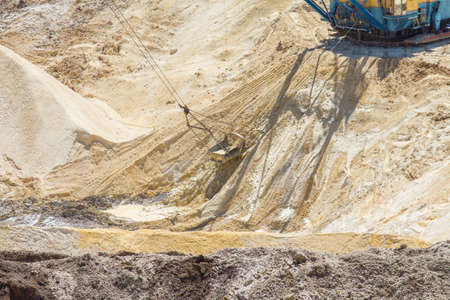 Clay quarry near the town of Pology in the Zaporizhya region. Ukraine. April 2017のeditorial素材