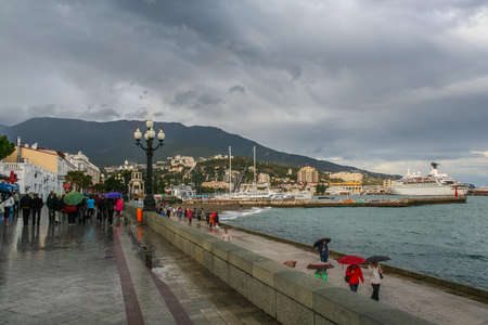 Embankment of Yalta. Crimea , Ukraine. May 2008