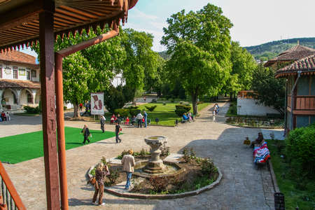 Khan Palace in the city of Bakhchisaray. Crimea, Ukraine. May 2009のeditorial素材