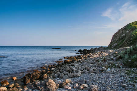 The slopes of the mountains near the village of Laspi. Crimea, Ukraine. May 2009のeditorial素材