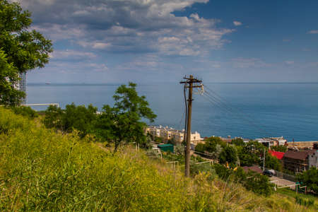 The city beach of Seagull. The city of Odessa. Ukraine. June 2017のeditorial素材