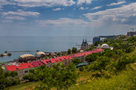 The city beach of Seagull. The city of Odessa. Ukraine. June 2017のeditorial素材