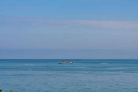 The coast of the district is the radio room of the city of Sevastopol. Crimea, Ukraine. May 2009の写真素材