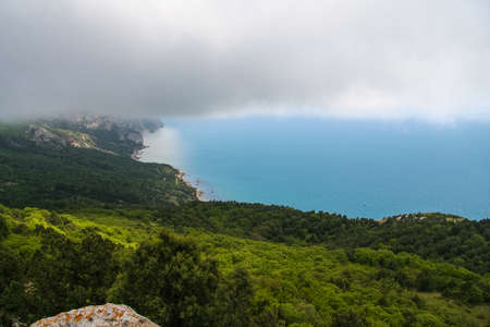 Laspinskaya bay and the Black Sea.