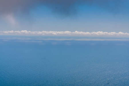 Laspinskaya bay and the Black Sea.の写真素材