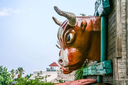 Streets of the hotel in the village of Camyuva in Kemer. Region Antalya, Turkey. July 2009のeditorial素材