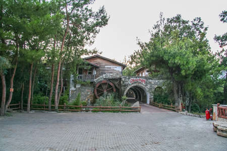 Streets of the hotel in the village of Camyuva in Kemer. Region Antalya, Turkey. July 2009のeditorial素材