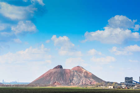 Terrikon mine in the village of Voznesenka, Donetsk region. Ukraine. May 2009の写真素材