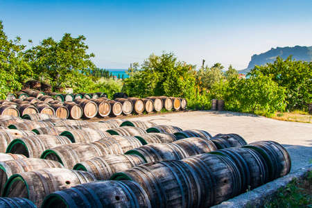 Platform for standing in the sun wine brand  Portveyn . Factory of vintage wines and cognacs...