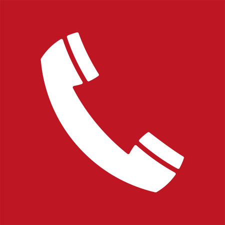 Telephone receiver icon. Flat design style eps 10 vector illustrationのイラスト素材