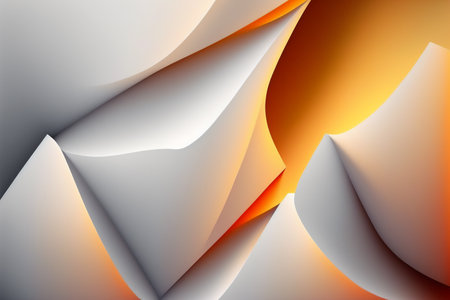 Abstract background with origami paper sheets. Genarated by AIの素材
