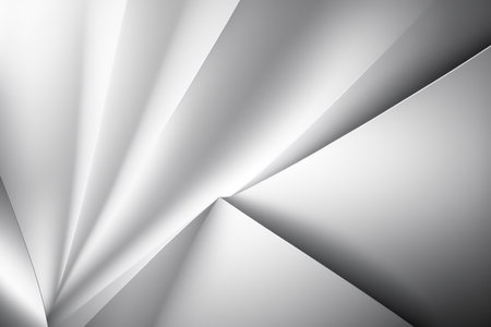 Abstract background of white origami paper. Genarated by AIの素材