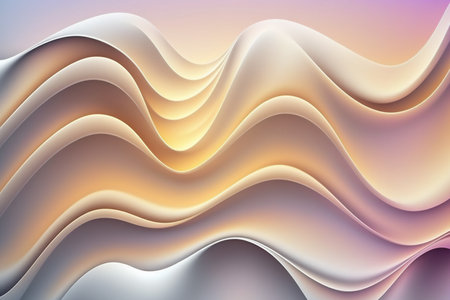 Abstract wavy background. Can be used for wallpaper, web page background, book cover. Genarated by AIの素材