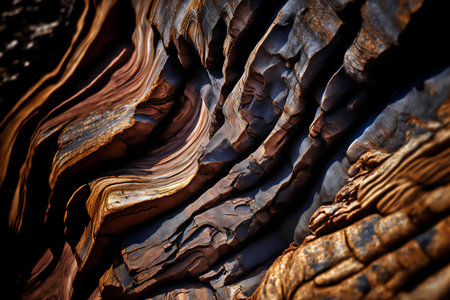 Detail of the texture of the sandstone rock. abstract background. Genarated by AIの素材