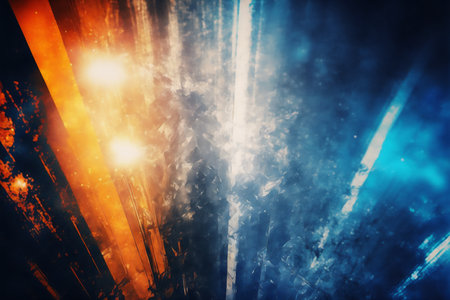 Abstract futuristic background - illustration with space for your text. Genarated by AIの素材