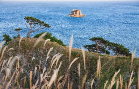 Russian primorye seabank. near Vladivostok. Andreevka villageの写真素材
