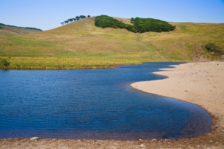 Russian Primorye seabank. near Vladivostok. Andreevka village.の写真素材