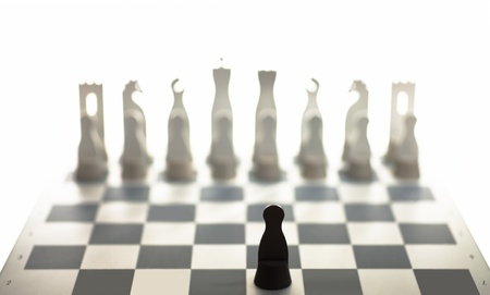 gray metal modern chessの写真素材