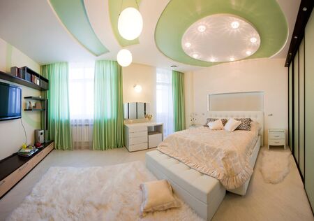 beautiful modern apartment interiorの写真素材